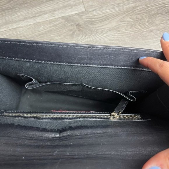 VALENTINO Garavani Black/Gold Large Glam Lock Bag - Picture 7 of 16